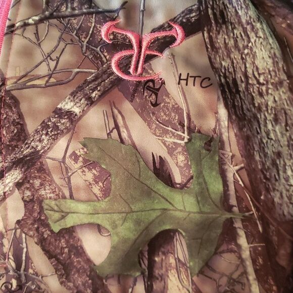 NWOT Truetimber Pink Camo Pullover Jacket Sz XL - Picture 5 of 6